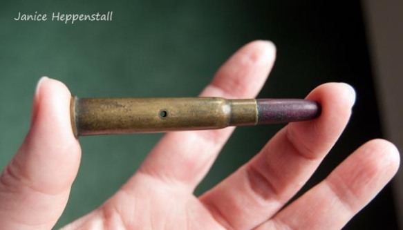 .303 calibre Enfield rifle drill cartridge
